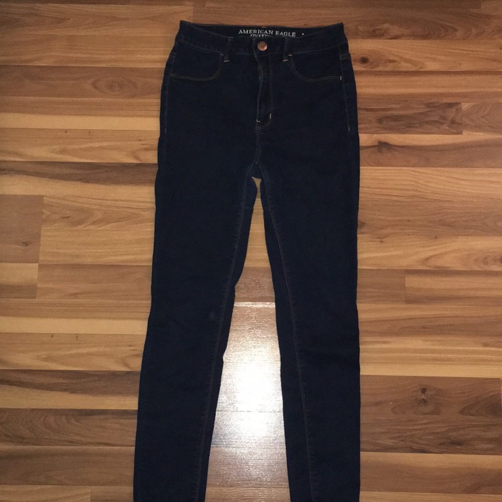 Sky high American eagle jegging!
